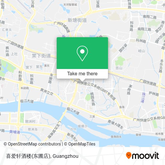 喜爱轩酒楼(东圃店) map