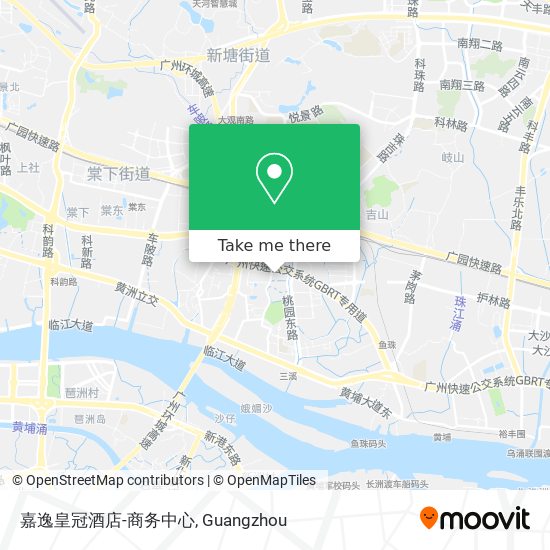 嘉逸皇冠酒店-商务中心 map