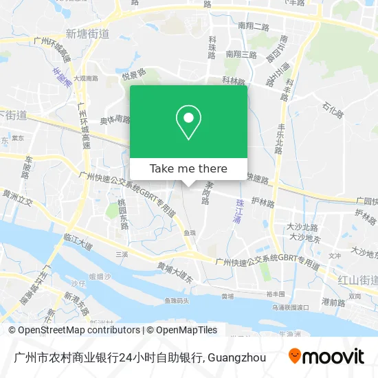 广州市农村商业银行24小时自助银行 map