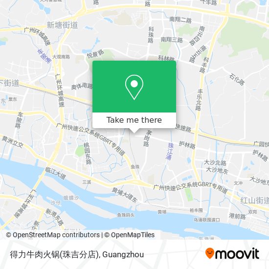 得力牛肉火锅(珠吉分店) map