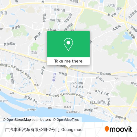 广汽本田汽车有限公司-2号门 map