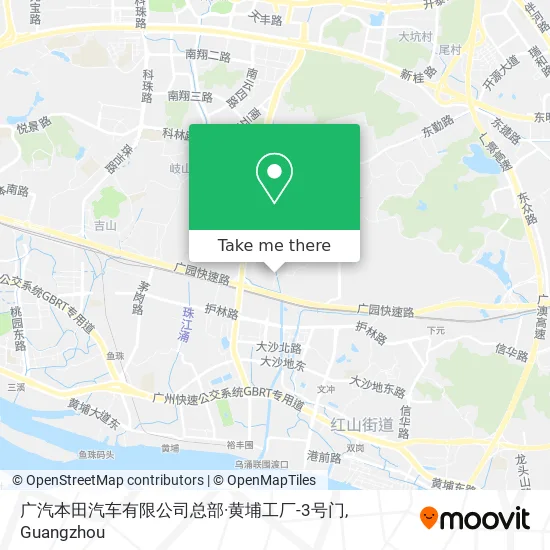 广汽本田汽车有限公司总部·黄埔工厂-3号门 map