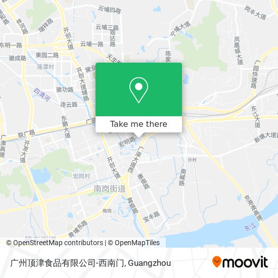 广州顶津食品有限公司-西南门 map