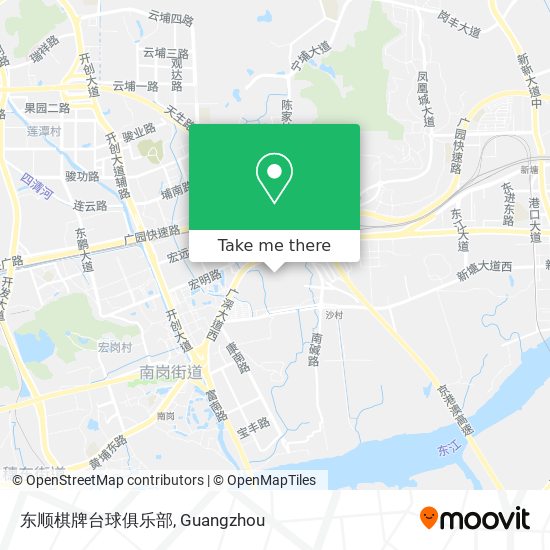 东顺棋牌台球俱乐部 map