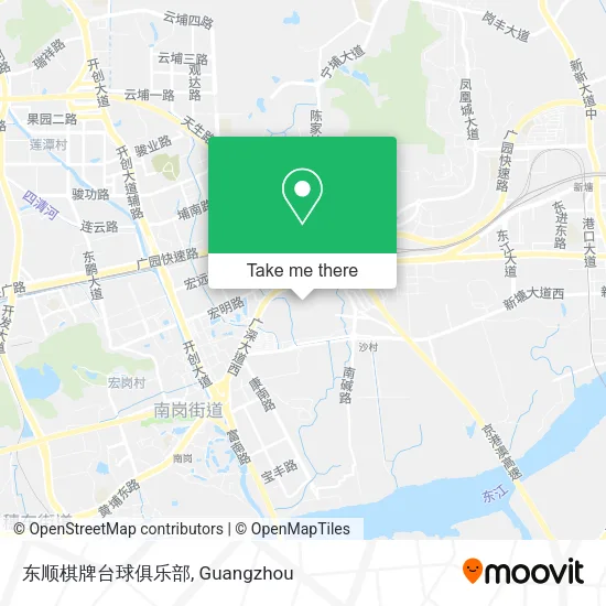 东顺棋牌台球俱乐部 map