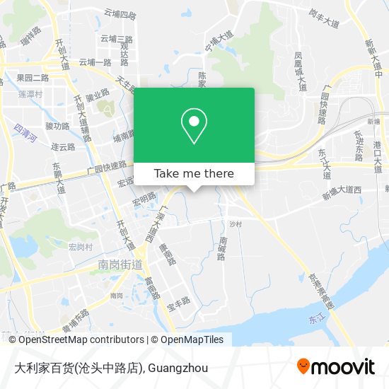 大利家百货(沧头中路店) map