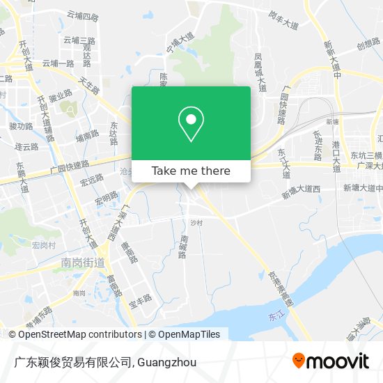 广东颖俊贸易有限公司 map