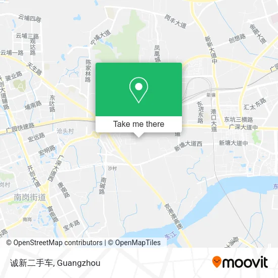 诚新二手车 map