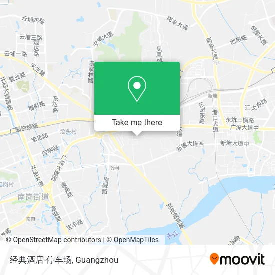 经典酒店-停车场 map