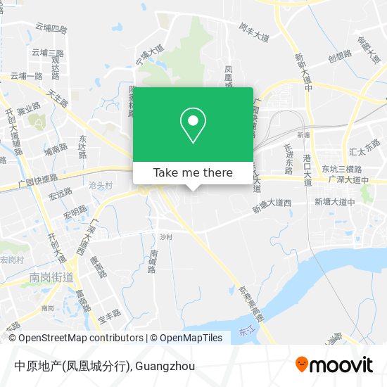 中原地产(凤凰城分行) map