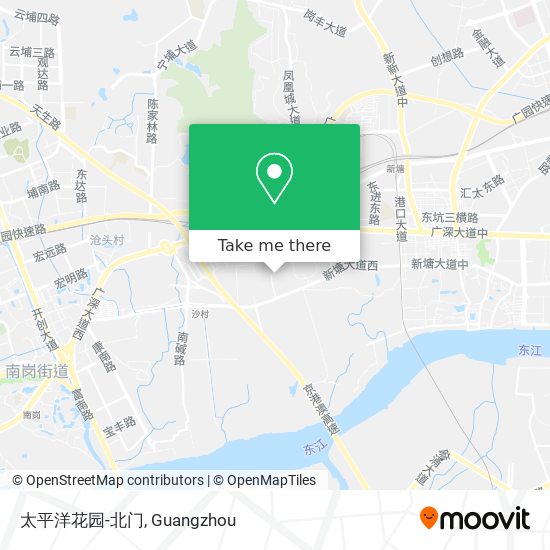 太平洋花园-北门 map