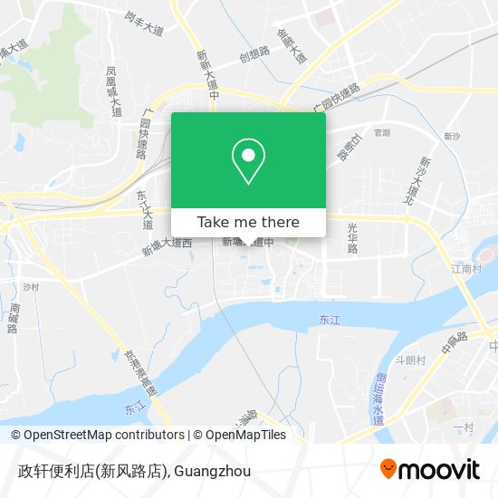 政轩便利店(新风路店) map
