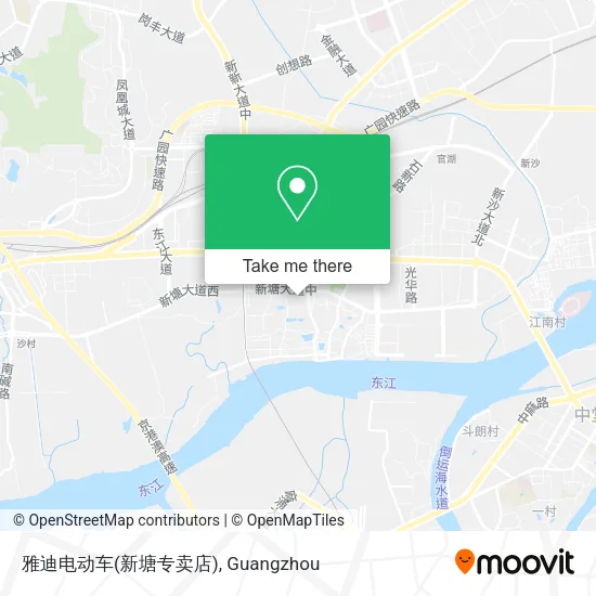 雅迪电动车(新塘专卖店) map