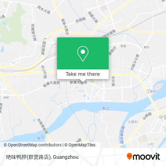 绝味鸭脖(群贤路店) map