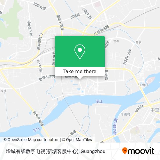 增城有线数字电视(新塘客服中心) map