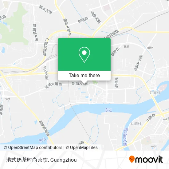 港式奶茶时尚茶饮 map