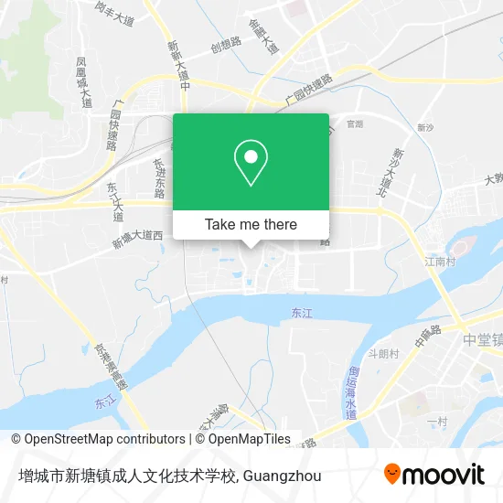 增城市新塘镇成人文化技术学校 map