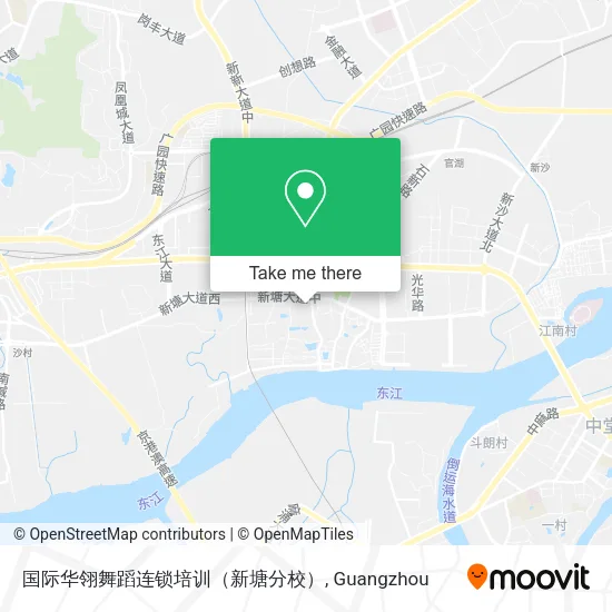 国际华翎舞蹈连锁培训（新塘分校） map