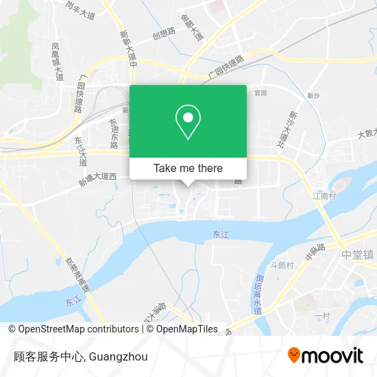顾客服务中心 map