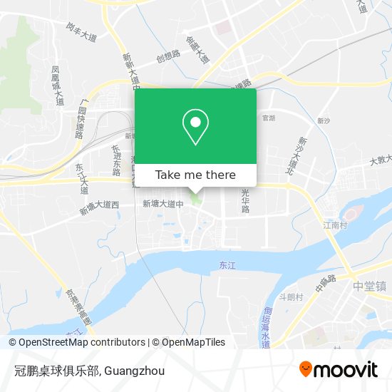 冠鹏桌球俱乐部 map