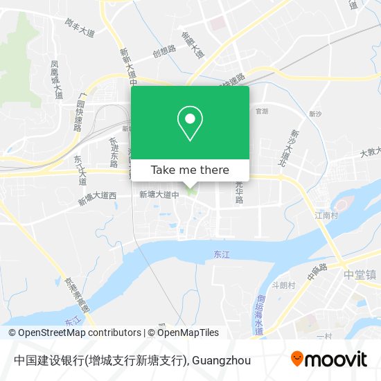 中国建设银行(增城支行新塘支行) map