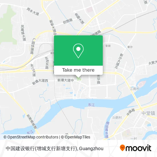 中国建设银行(增城支行新塘支行) map