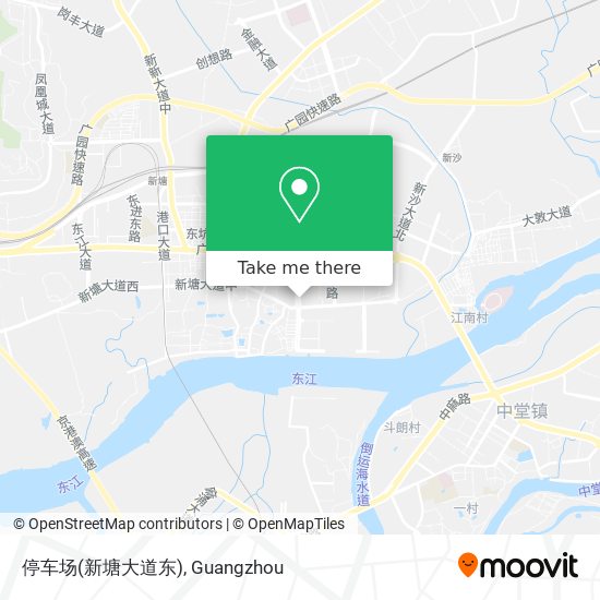 停车场(新塘大道东) map
