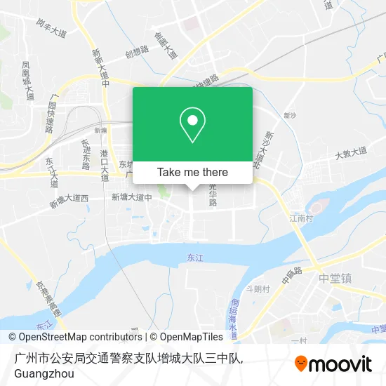 广州市公安局交通警察支队增城大队三中队 map