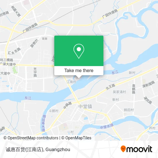 诚惠百货(江南店) map