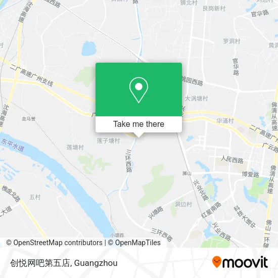 创悦网吧第五店 map