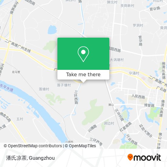 潘氏凉茶 map