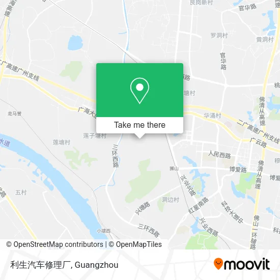 利生汽车修理厂 map