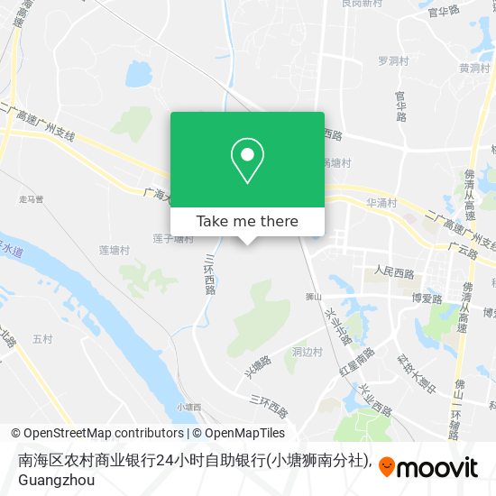 南海区农村商业银行24小时自助银行(小塘狮南分社) map