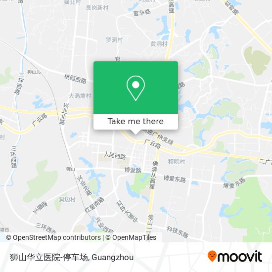 狮山华立医院-停车场 map