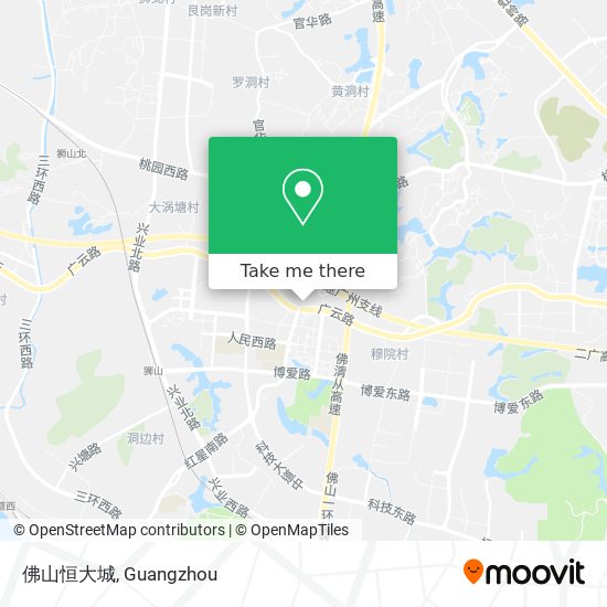 佛山恒大城 map