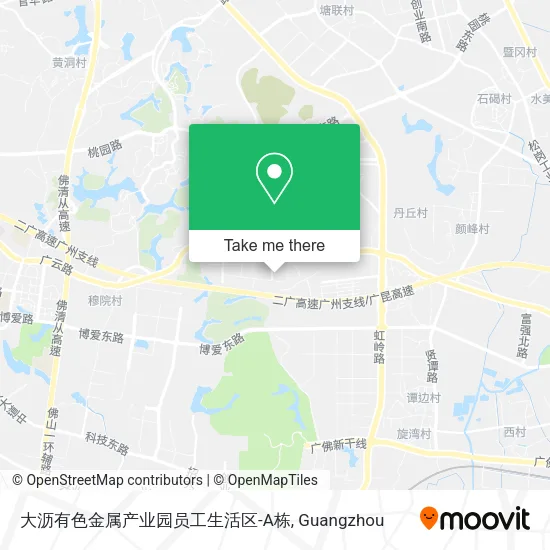大沥有色金属产业园员工生活区-A栋 map