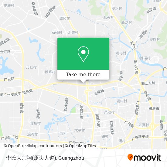李氏大宗祠(厦边大道) map
