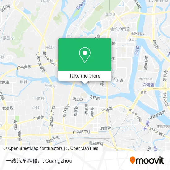 一线汽车维修厂 map