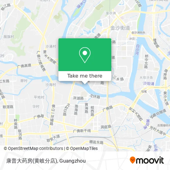 康普大药房(黄岐分店) map