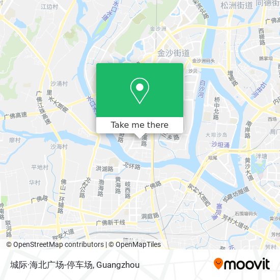 城际·海北广场-停车场 map