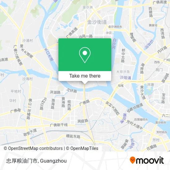 忠厚粮油门市 map