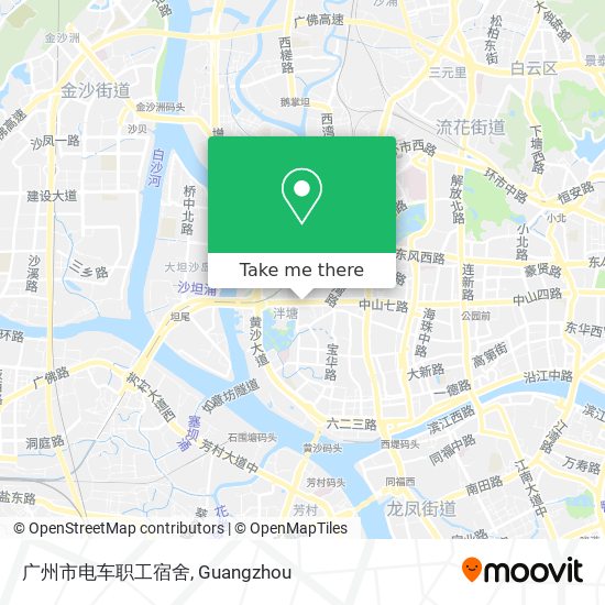 广州市电车职工宿舍 map