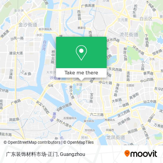 广东装饰材料市场-正门 map