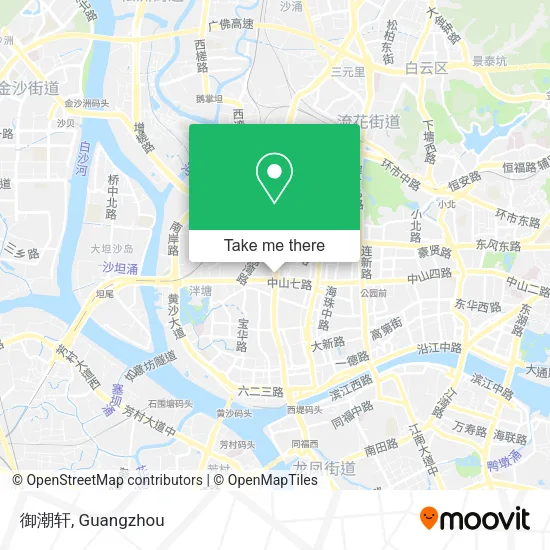 御潮轩 map