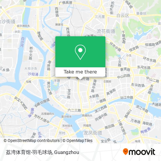 荔湾体育馆-羽毛球场 map