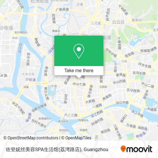佐登妮丝美容SPA生活馆(荔湾路店) map