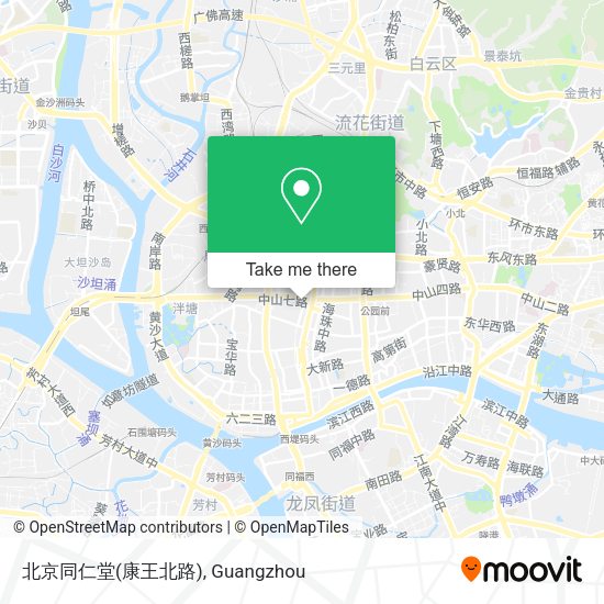 北京同仁堂(康王北路) map