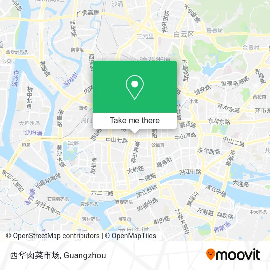 西华肉菜市场 map