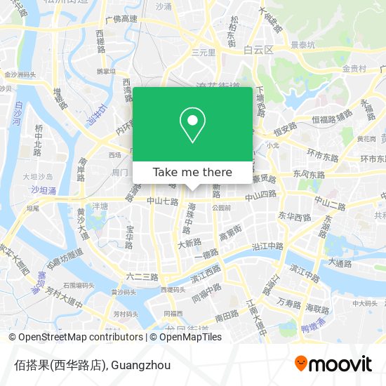 佰搭果(西华路店) map