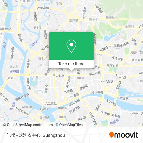 广州洁龙洗衣中心 map